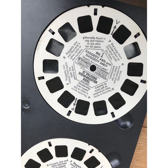 Raggedy Ann and Raggedy Andy Vintage GAF Talking View Master Reels - Retro Toy - Picture 7 of 9